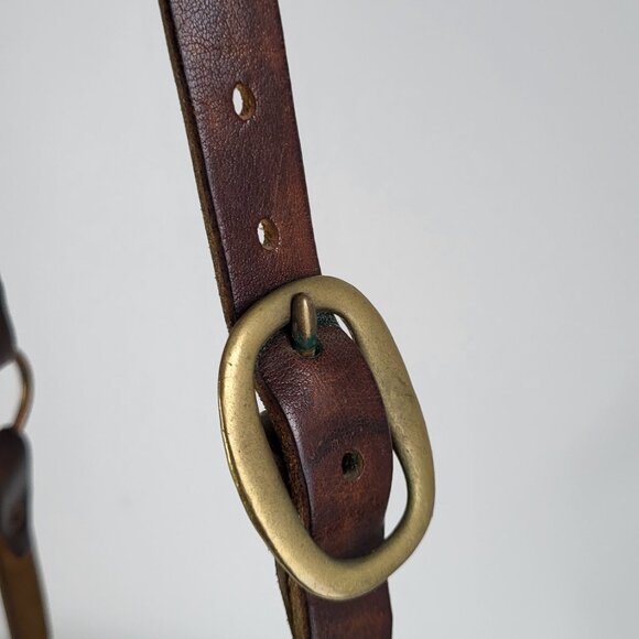 Handmade Tooled Leather Crossbody Bag w/ Owl Coin Purse I Vintage Boho Artisan - Picture 13 of 13